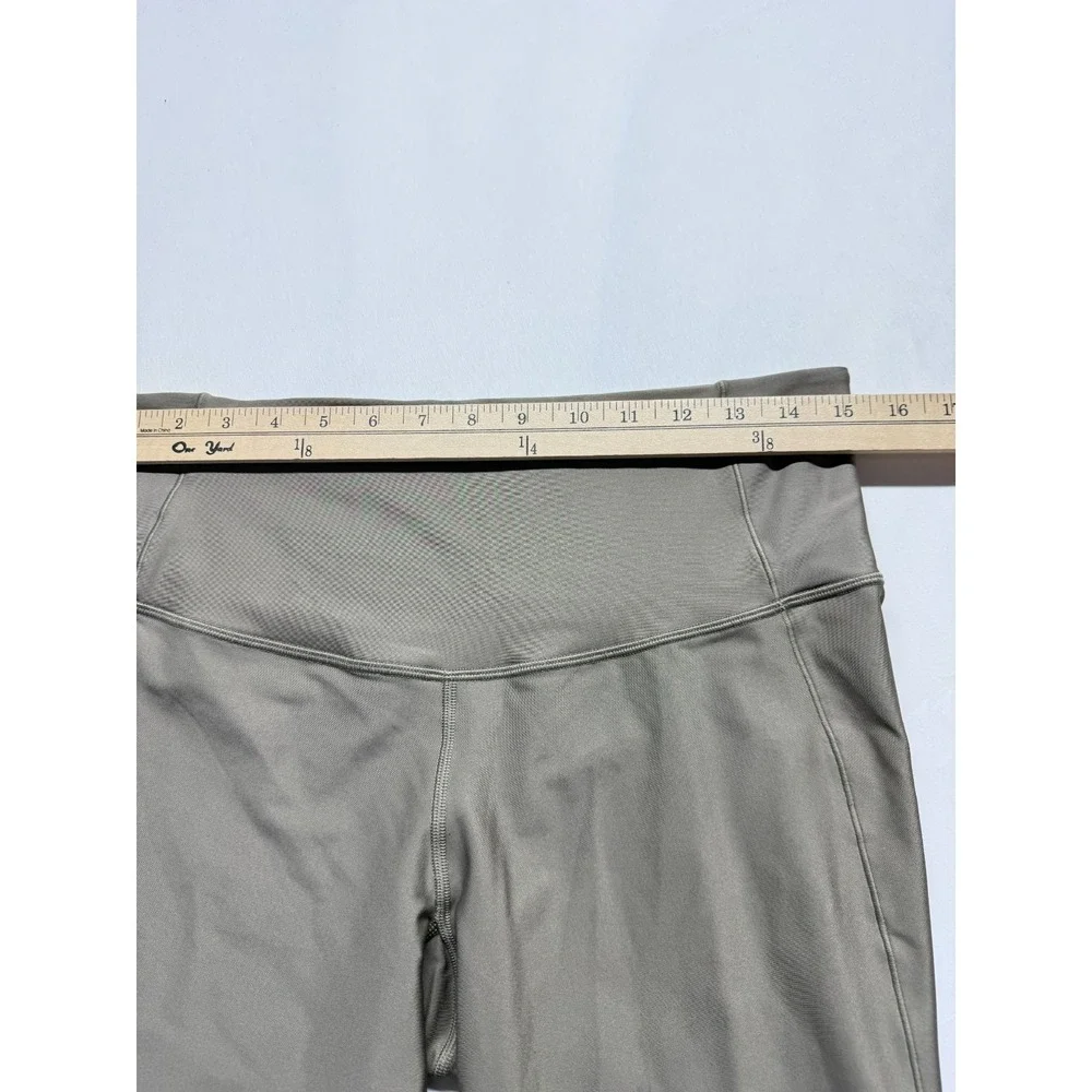 All‎ In Motion Leggings Womens Large Brown Nylon High Rise Athletic Yoga casual